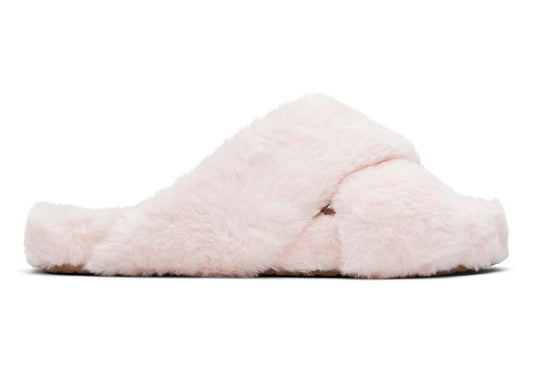 Toms Faux Fur Susie Slips - Pink