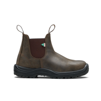 Blundstones 180 Work and Safety Boots - Rustic Brown