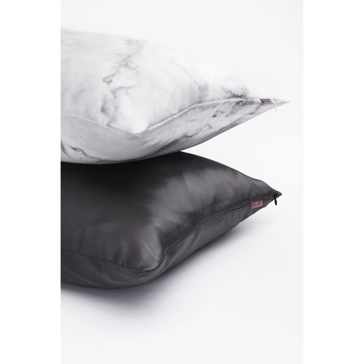 Kitsch Satin Pillowcase - Charcoal