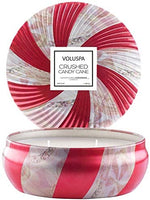 Voluspa 3 Wick Candle - Crushed Candy Cane