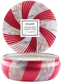 Voluspa 3 Wick Candle - Crushed Candy Cane