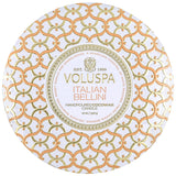 Voluspa 3 Wick Tin -  Italian Bellini