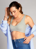 C'est Moi Double Bamboo Bralette - Black