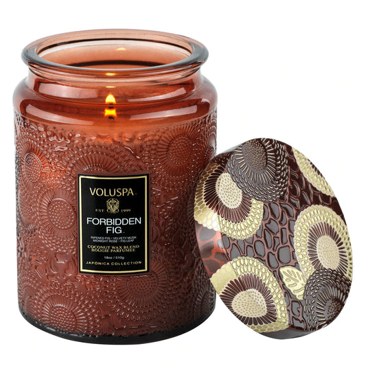 Voluspa Large Jar 18oz - Forbidden Fig
