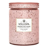 Voluspa Candle Large Glass Jar - Sparkling Rose