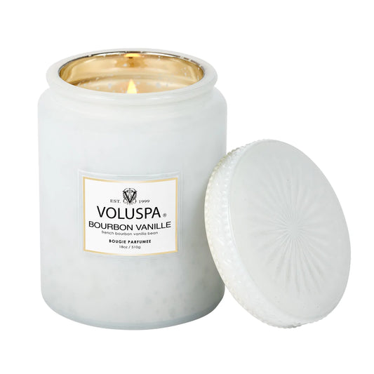 Voluspa Candle Large Jar 18oz - Bourbon Vanilla