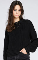 Gentle Fawn Rochester Crewneck Sweater - Black