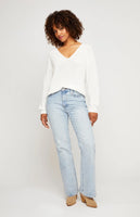 Gentle Fawn Tucker Pullover - White