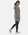 Ten Tree French Terry Hoodie Dress - Olive