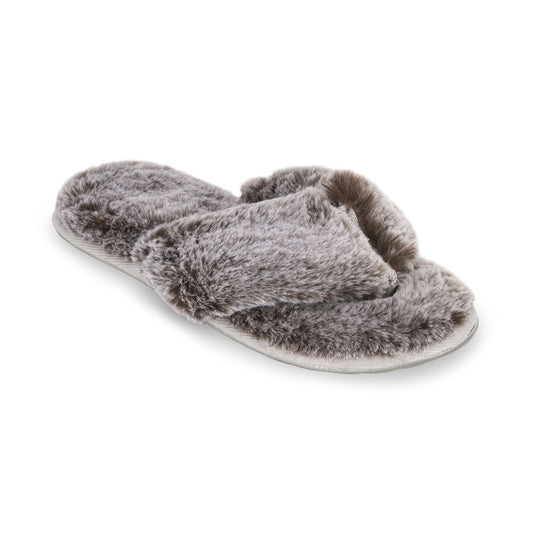 Lemon Waterfront Fur Slipper - Brown