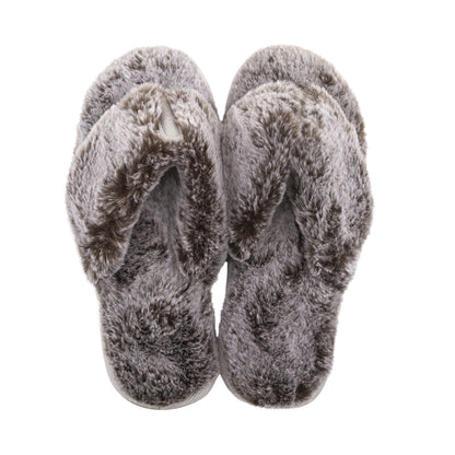Lemon Waterfront Fur Slipper - Brown