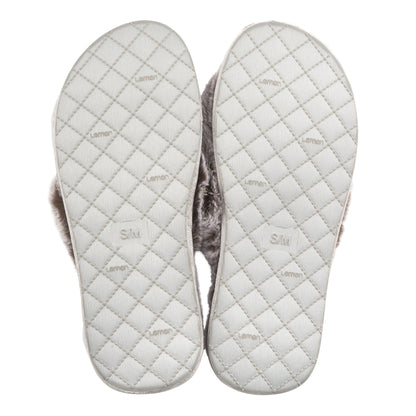 Lemon Waterfront Fur Slipper - Brown