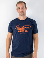 Northbound Vintage Script T-Shirt - Navy