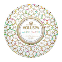 Voluspa Candle 3 Wick Tin - Wildflowers