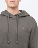Ten Tree Sawyer Oversized Hoodie - Black Olive Green Heather