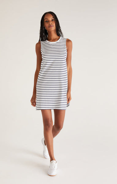 Z Supply Sloane Stripe Dress - White