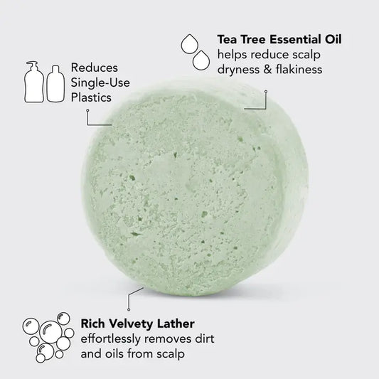 Kitsch Clarifying Shampoo Bar - Tea Tree and Mint