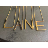 Lauren Lane Letter Necklace - Gold