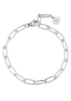 Hey Happiness  Chunky Chain Bracelet - Silver
