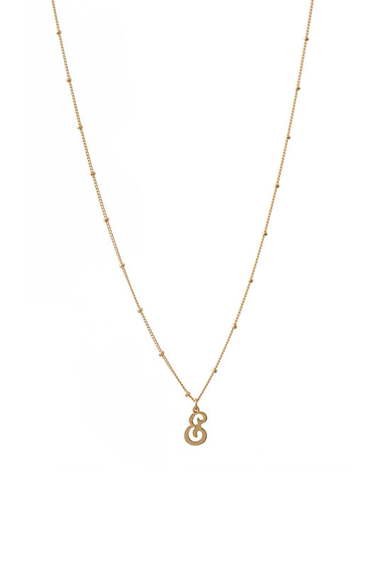 Lisbeth Necklace Gold 16" Satelite Chain