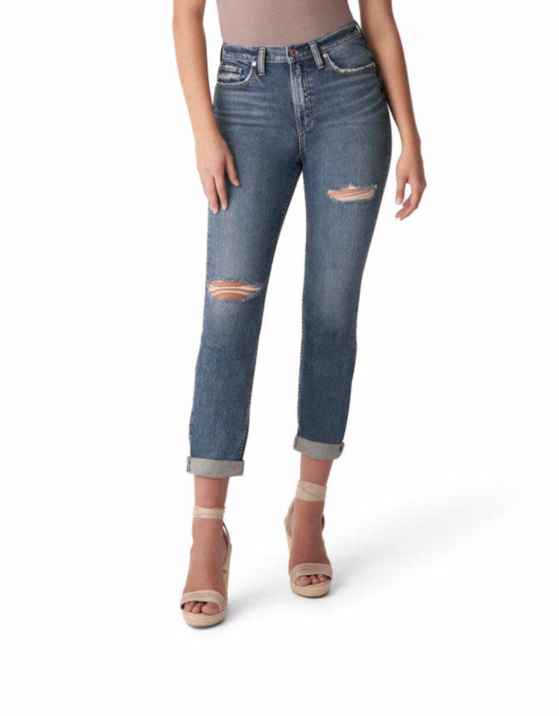 Silver Jeans Elle's Boyfriend Jeans - Indigo
