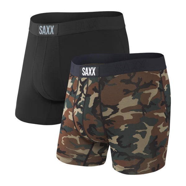 Saxx Underwear Vibe Vibe 2 pk - Black/Wood Camo