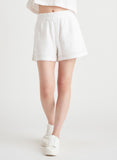 Dex Shorts White Pull on Textured Shorts - Whit